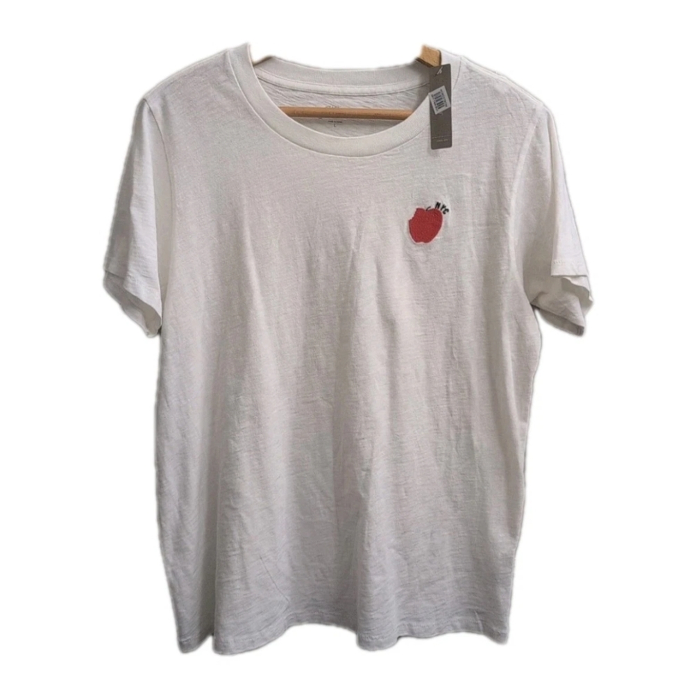 NWT J.Crew New York Big Apple Graphic Tee T-shirt Women Large